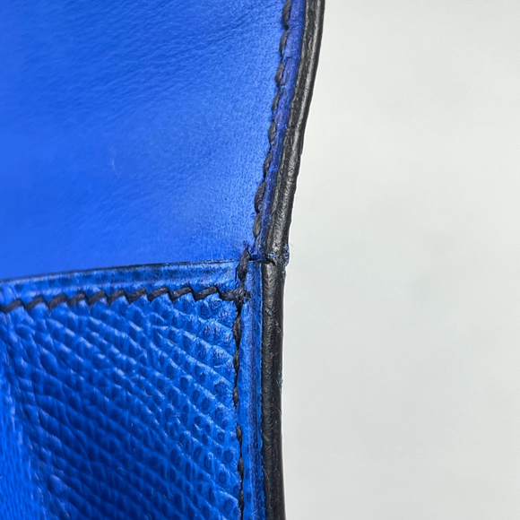 Hermès HERMES logo clutch bag H Couchbel blue 〇V women's - Picture 6 of 9